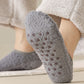 Anna-Kaci Men's 3-Pack Fuzzy Grip Socks Low Cut Non-Slip Indoor Slipper Lounge Fit