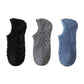 Anna-Kaci Men's 3-Pack Fuzzy Grip Socks Low Cut Non-Slip Indoor Slipper Lounge Fit