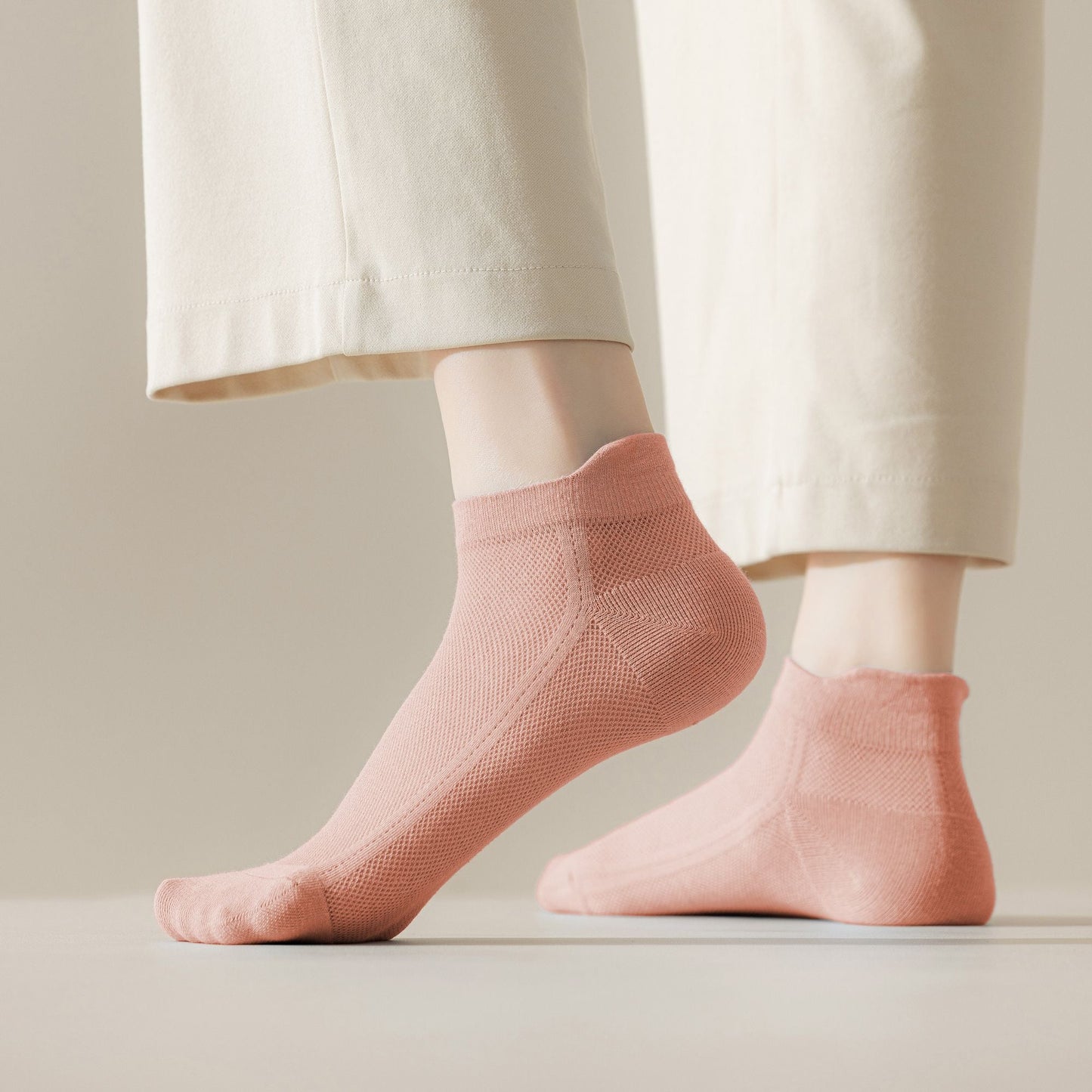 Anna-Kaci Women's No Show Socks Classic Thin Mesh Breathable 6pk