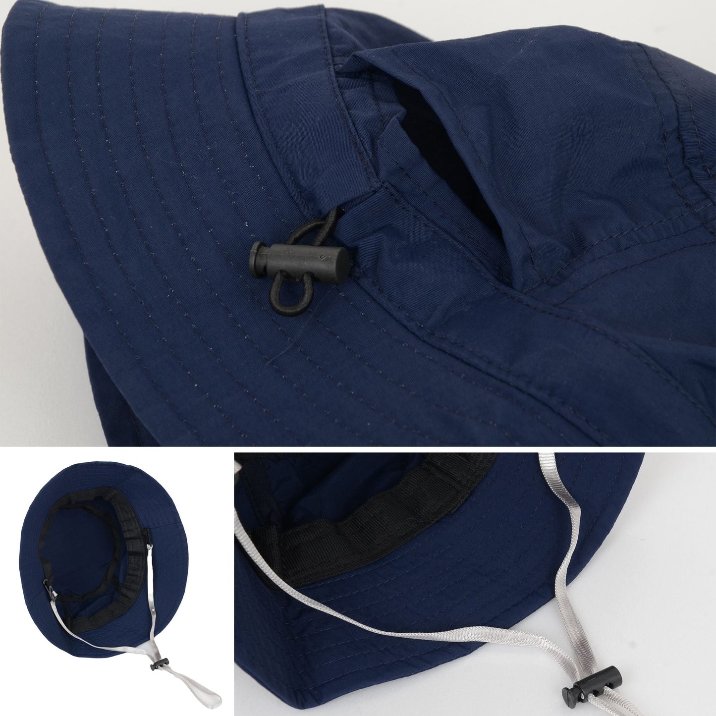 Anna-Kaci Bucket Hat Wide Brim UV Protection Lightweight Packable Outdoor Sun Hat with Adjustable Chin Strap