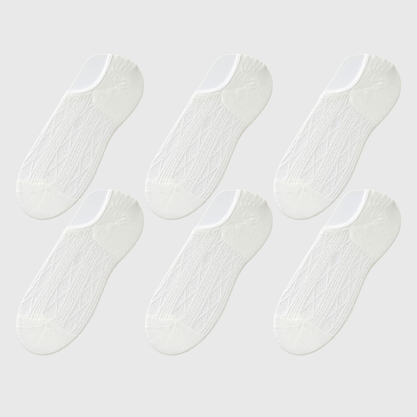 Anna-Kaci Women's Invisible No-Show Liner Socks 6Pk