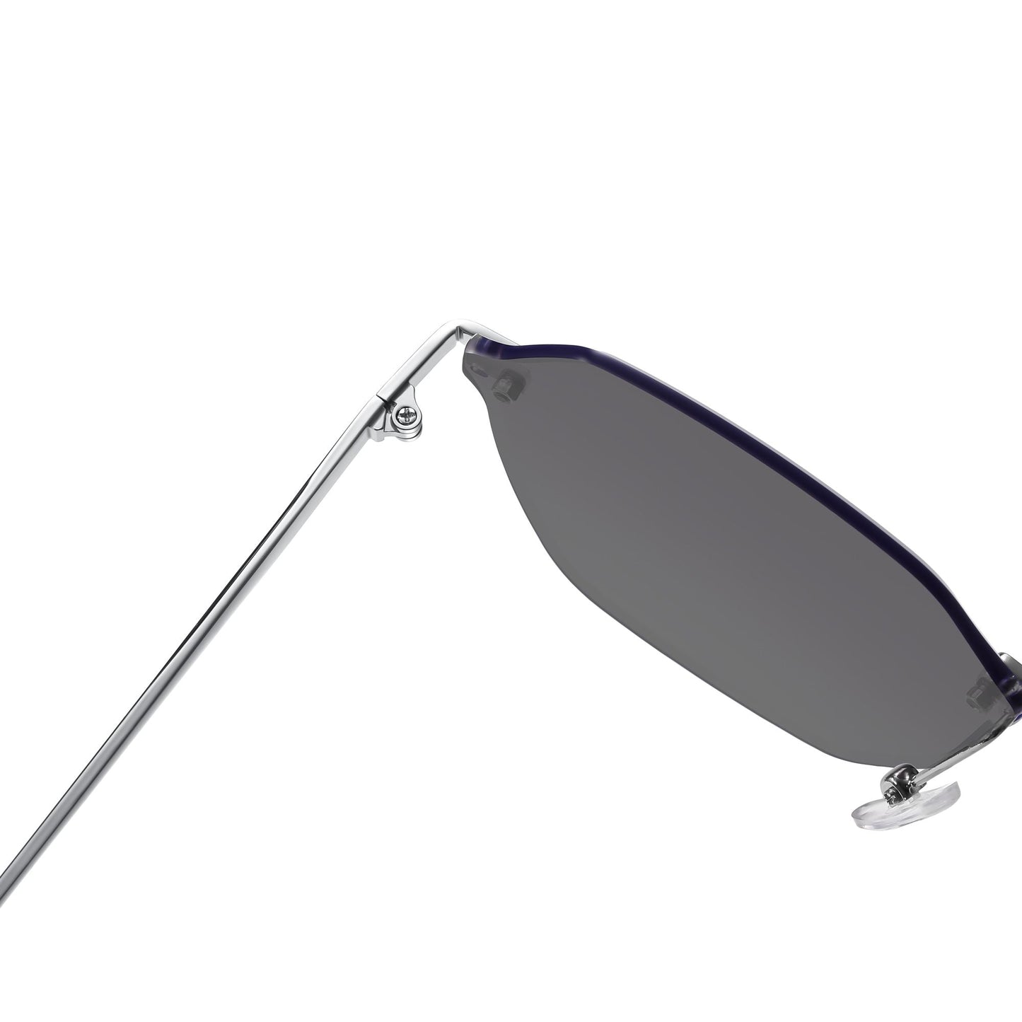 Anna-Kaci Women's Stylish Hexagonal Rimless Gradient Sunglasses for Fashion Looks