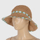 Anna-Kaci Women's Flower Embellishments Sun Hats Charming Crocheted Straw