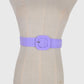 Anna-Kaci Elegant Straw Belt with Matching Woven Buckle