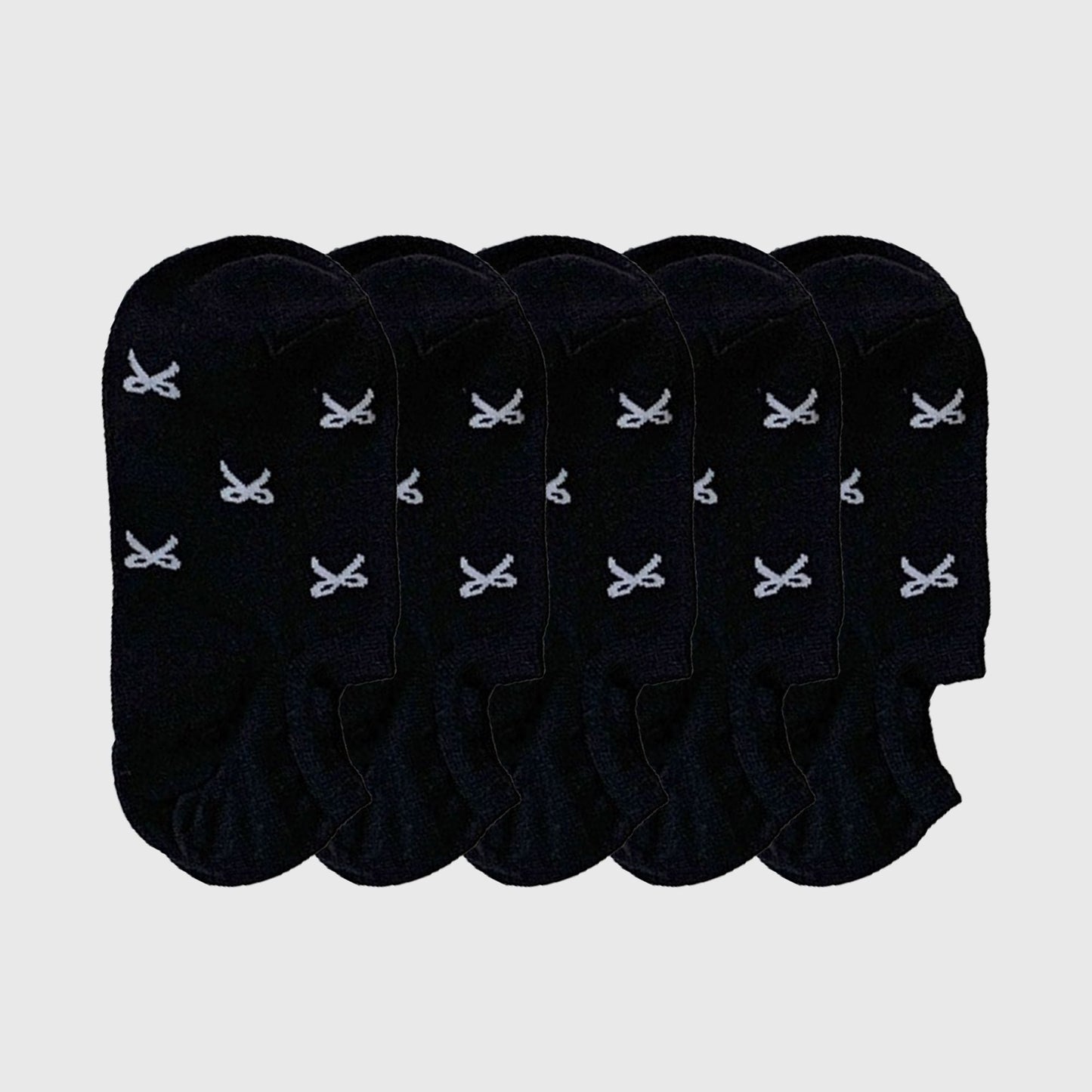 Anna-Kaci Women's No - Show Liner Socks with Bow Pattern 5Pk