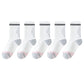 Anna-Kaci 5 Pairs Women's Mid-Crew Sport Socks Cushioned Arch Support Breathable Athletic Fit with Elastic Cuff
