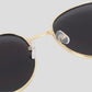Anna-Kaci Elegant Gold - Rimmed Round Women's Polarized Sunglasses UV400 Protection
