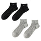 Anna-Kaci 4 Pairs Women's Heart Pattern Breathable Short Crew Socks Soft Stretch Knit Design Multiple Color Options