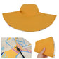 Anna-Kaci Wide Brim Floppy Sun Hat with Colorful Printed Underside UV Protection Lightweight Foldable Design for Outdoor Use