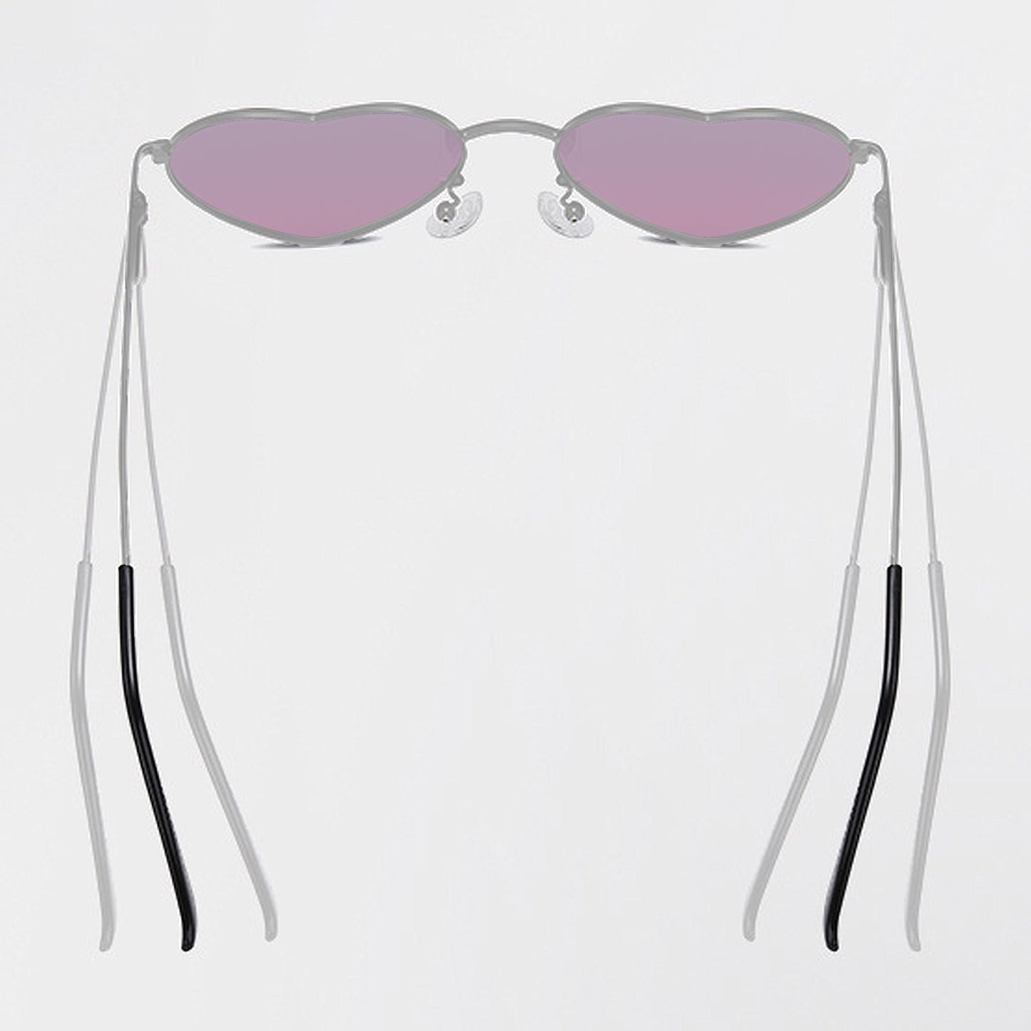 Anna-Kaci Women's Stylish Heart-Shaped Polarized Sunglasses UV400 Protection for Outdoor Activities