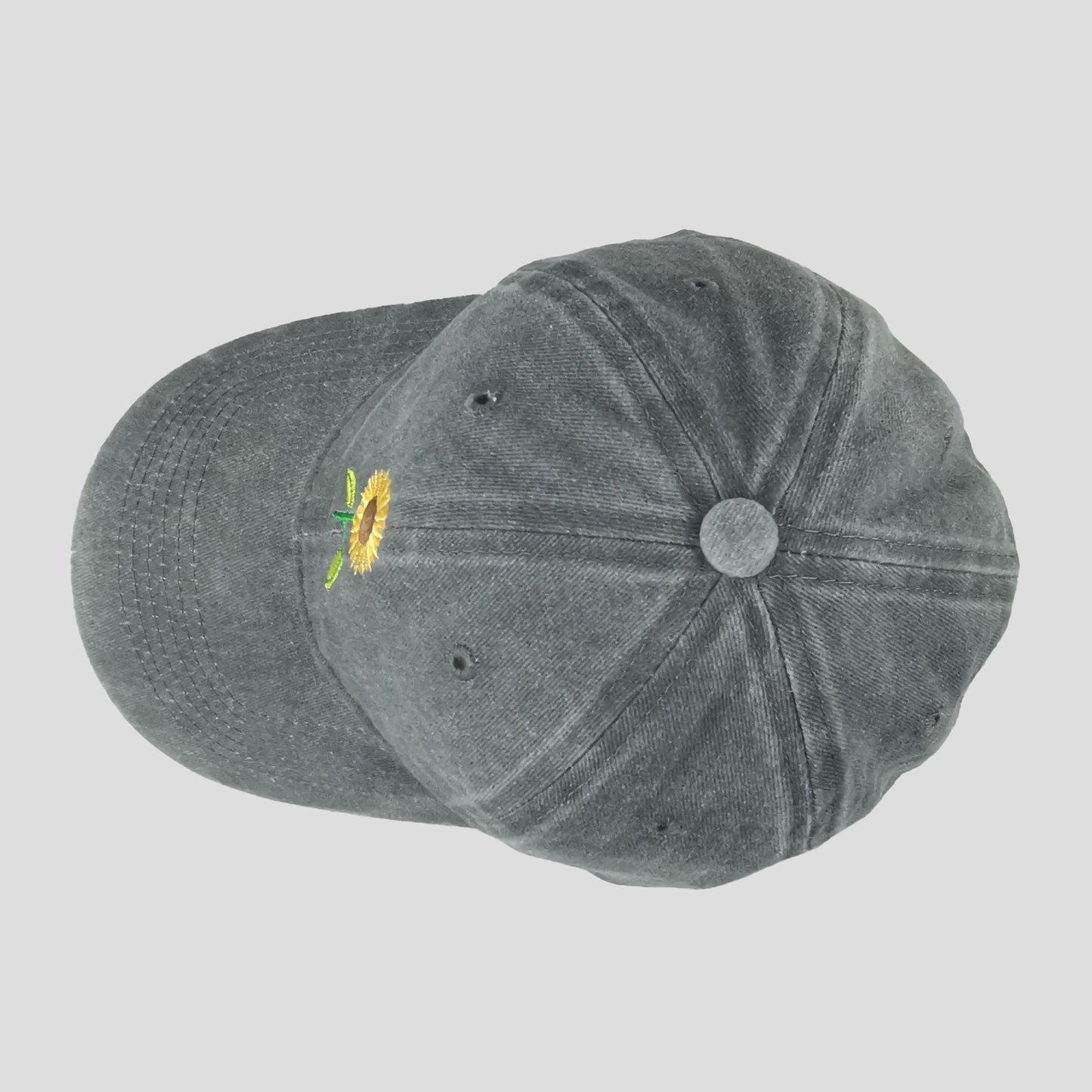 Anna-Kaci Women's Baseball Cap with Sunflower Embroidery