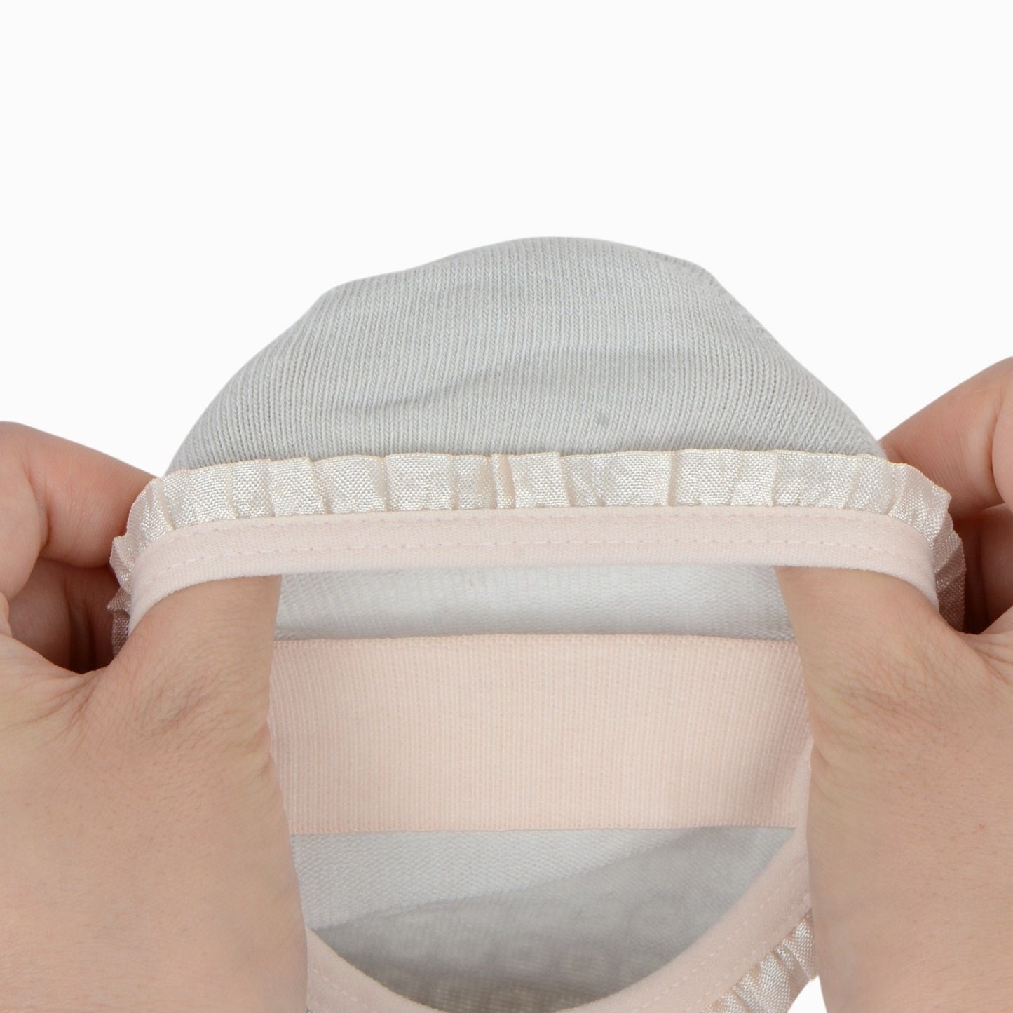 Anna-Kaci Women's Ballet Style Grip Socks with Ruffle Trim and Cross Strap Anti-Slip Sole Yoga and Pilates 2-Pack