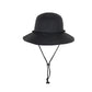Anna-Kaci Wide Brim Straw Sun Hat with Chin Strap and Black Cord Detail for Outdoor Protection and Stylish Shade