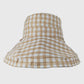 Anna-Kaci Women's Reversible Checkered Bucket Hat with Chin Strap