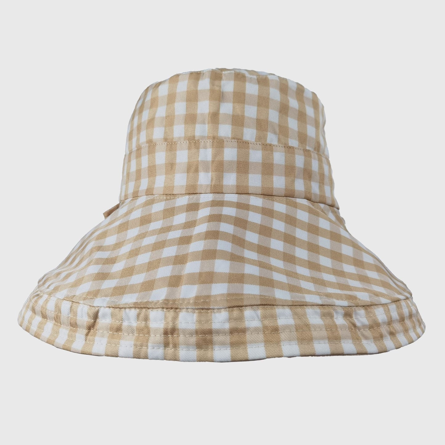 Anna-Kaci Women's Reversible Checkered Bucket Hat with Chin Strap