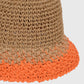 Anna-Kaci Women's Stylish Ombre Design Crochet Bucket Hat