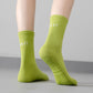 Anna-Kaci 3 Pair Combo Sale Anti Slip Crew Socks with Grip Soles and Ribbed Cuffs in Multiple Color Options