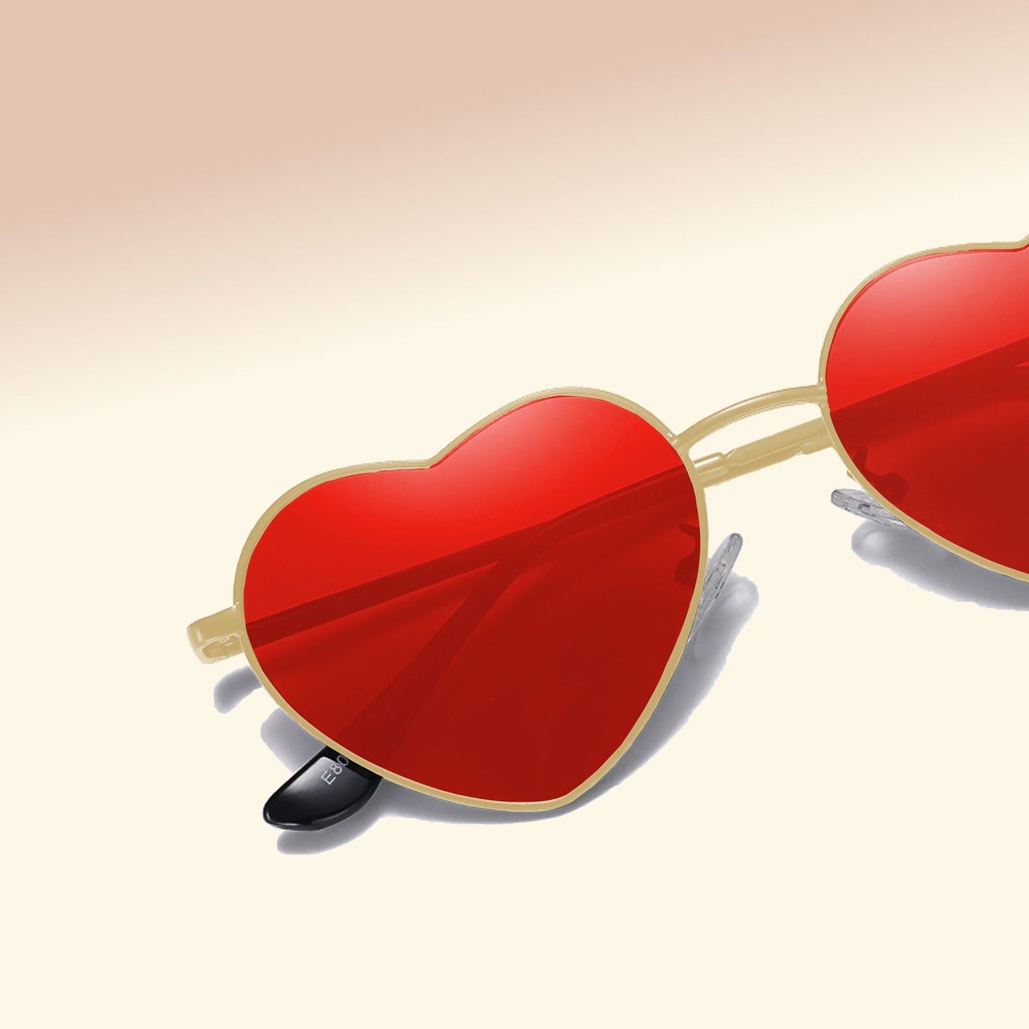 Anna-Kaci Women's Stylish Heart-Shaped Polarized Sunglasses UV400 Protection for Outdoor Activities