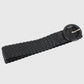 Anna-Kaci Sleek Woven Women's Belt with Plastic Buckle