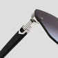 Anna-Kaci Women's Chic Trimmed Octagon Polarized Sunglasses UV400 Protection