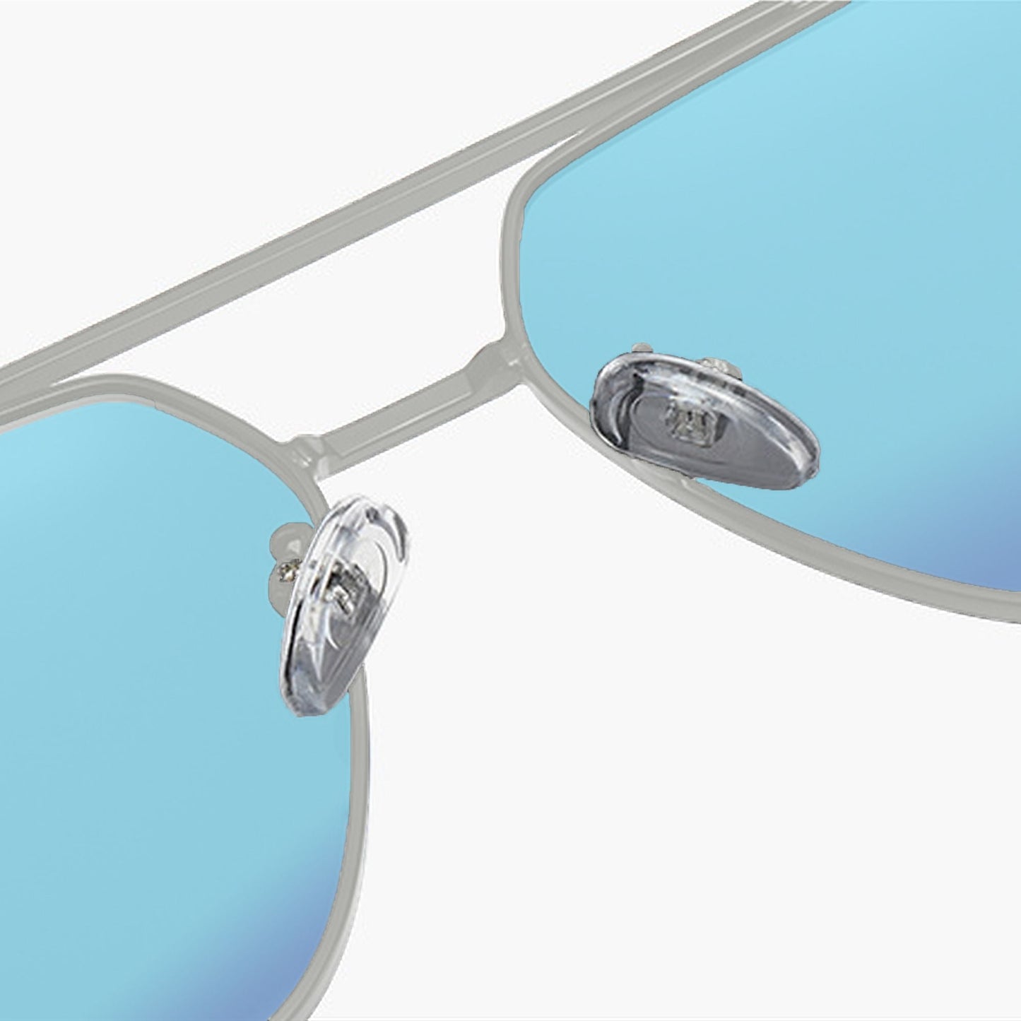 Anna-Kaci Women's Trendy Double-Bridge Metal Frame Sunglasses