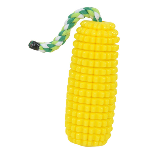 Alilang Puppy Teeth Chew Corn Stick Dog Chew Toys for Aggressive Chewers Squeaky Interactive Dog Toys for Small Meduium Large Breed