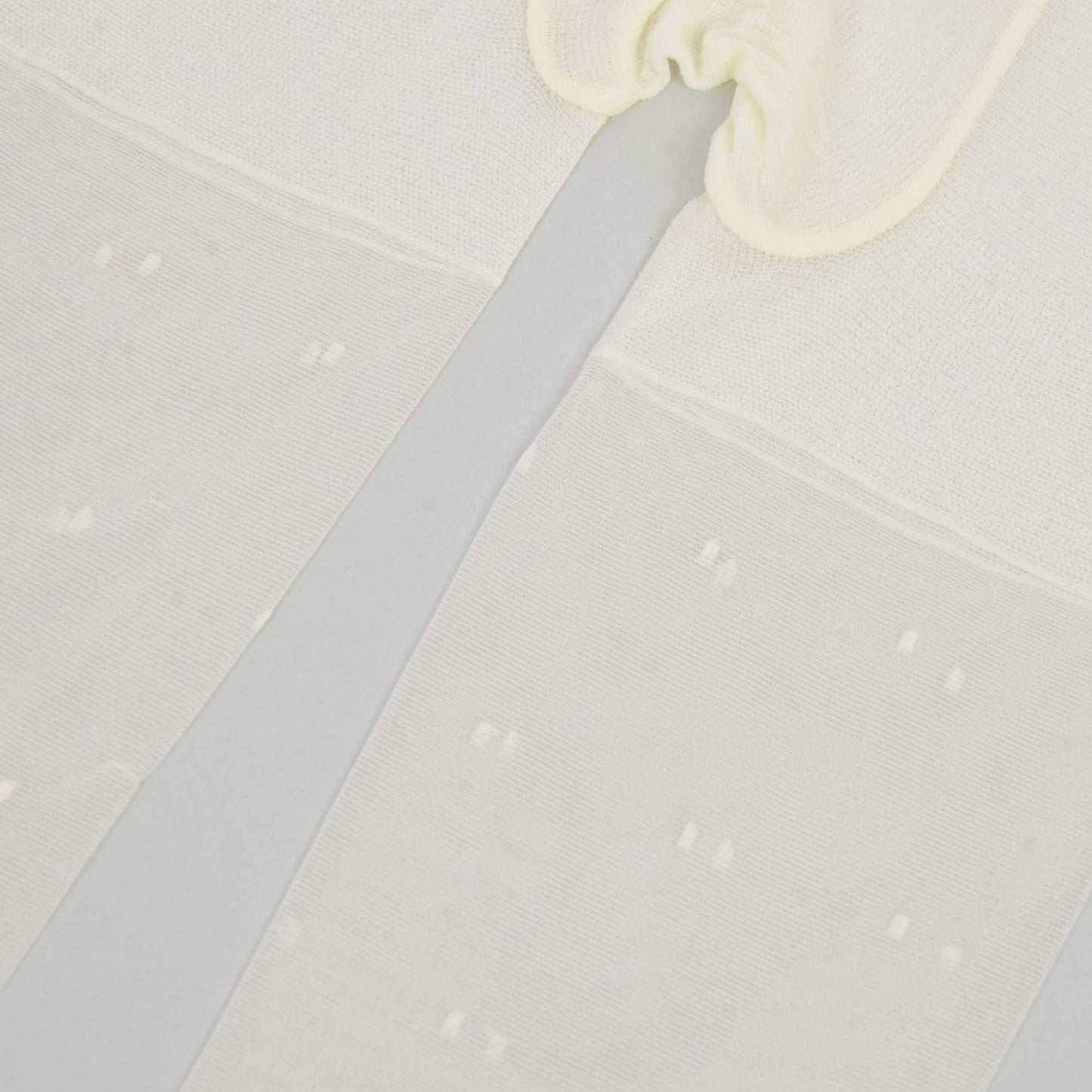 Anna-Kaci Women's Sheer Black Tights with Allover Polka Dot Pattern and Reinforced Toe Detail