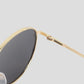 Anna-Kaci Elegant Gold - Rimmed Round Women's Polarized Sunglasses UV400 Protection