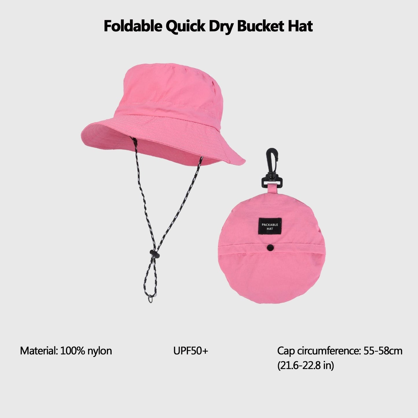 Anna-Kaci Women's Foldable Quick - Dry Bucket Hat with UPF50+ Protection