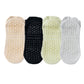 Anna-Kaci 4-Pack Women's Mesh Top Non-Slip Yoga Socks with Full Sole Grips and Breathable Lightweight Fabric