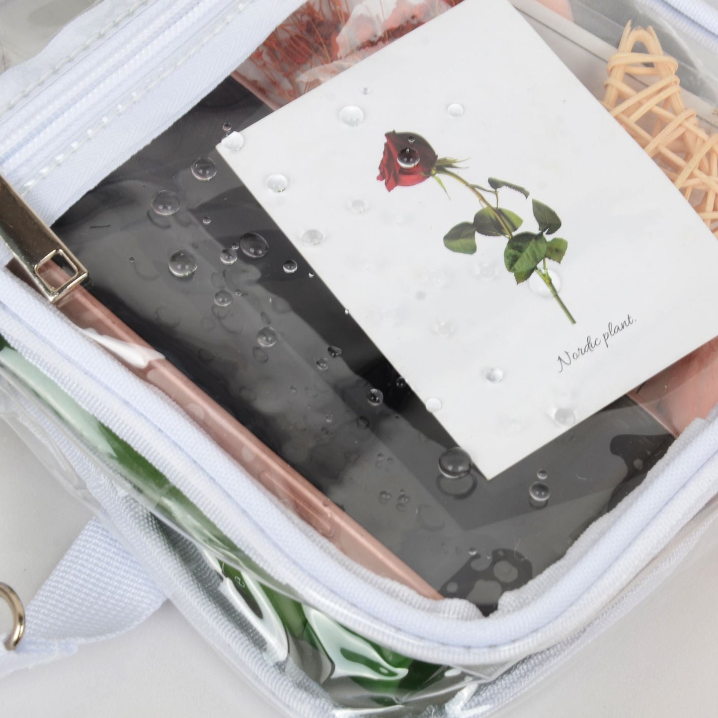 Anna-Kaci Sleek Clear Women's Shoulder Bag