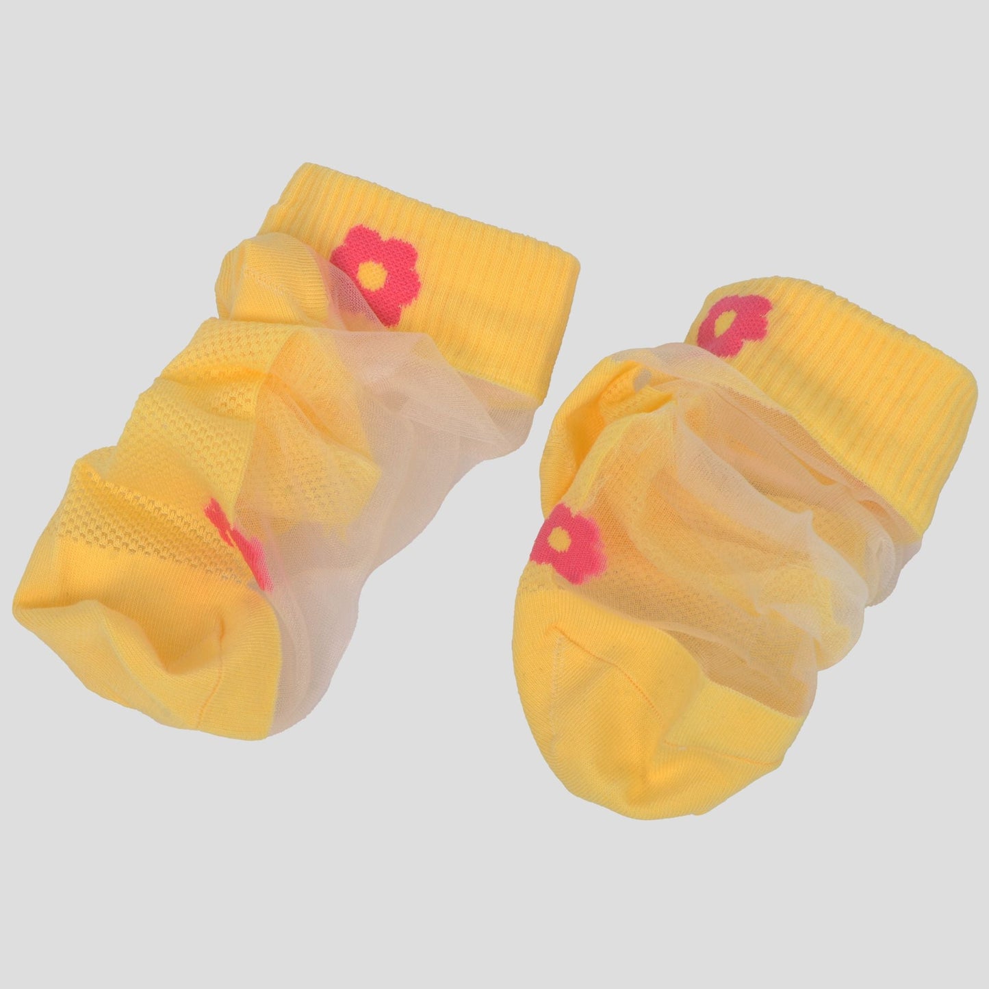 Anna-Kaci Women's Thin Semitransparent No - Show Socks 5pk Non-slip and Sweat-absorbent