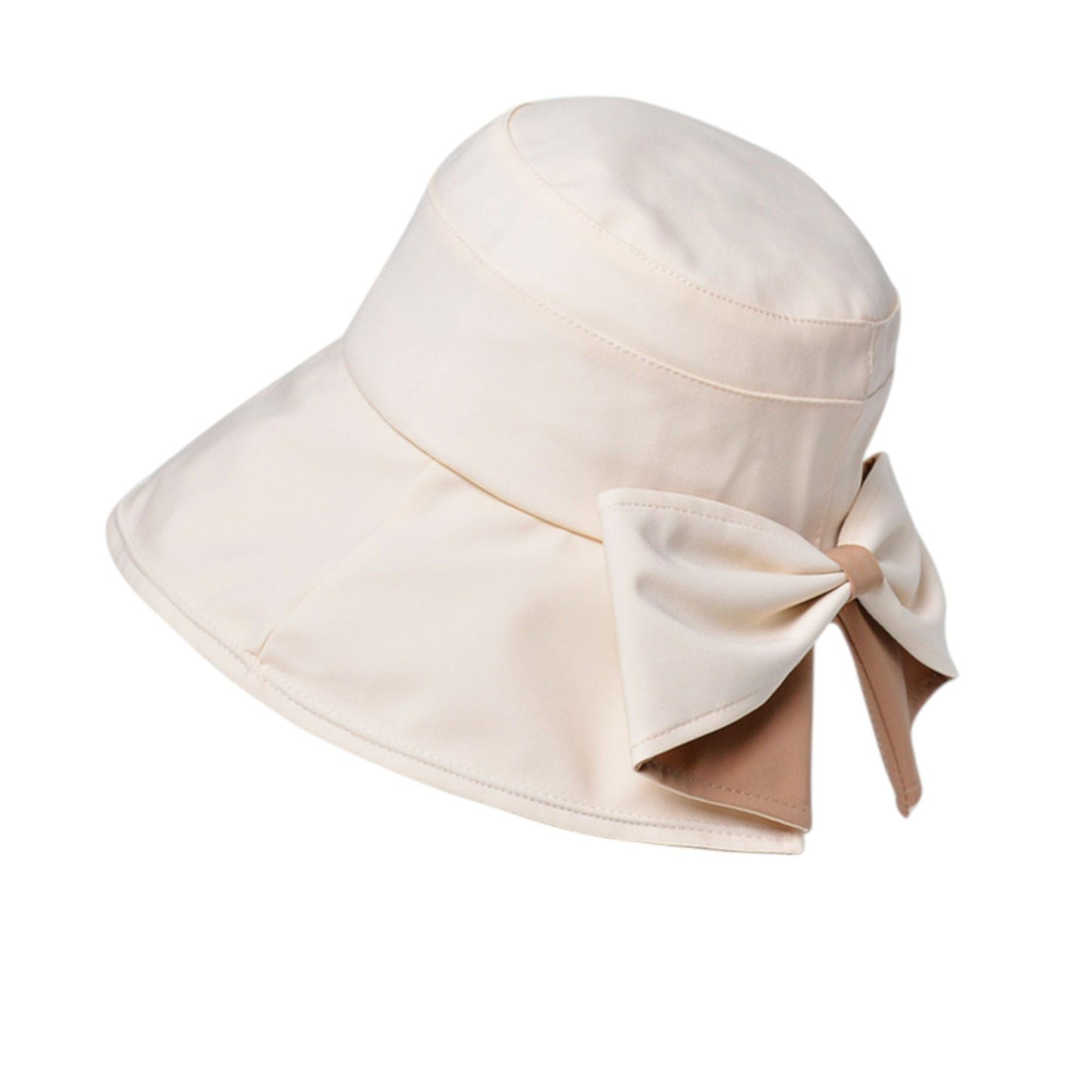 Anna-Kaci Wide Brim Bucket Hat Back Bow Detail for Sun Protection and Stylish Summer Looks