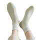 Anna-Kaci 5 Pairs Women Cotton Ankle Socks with Pastel Striped Cuffs Soft Breathable Knit Fabric for Everyday Comfort