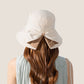 Anna-Kaci Wide Brim Bucket Hat Back Bow Detail for Sun Protection and Stylish Summer Looks