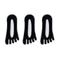Anna-Kaci Women's Mesh Toe Socks with Non-Slip Silicone Heel Grip Ultra Low Cut Breathable No Show Sock 3-Pack