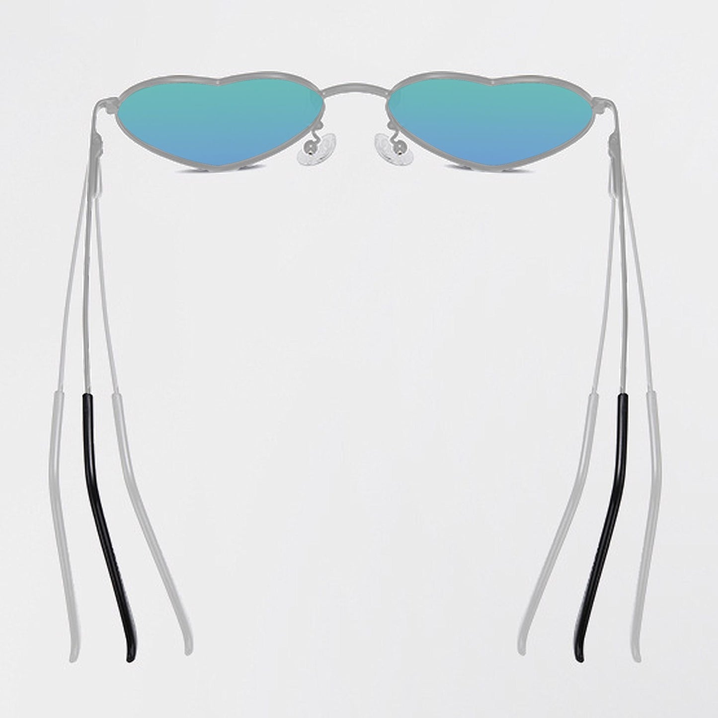 Anna-Kaci Women's Stylish Heart-Shaped Polarized Sunglasses UV400 Protection for Outdoor Activities