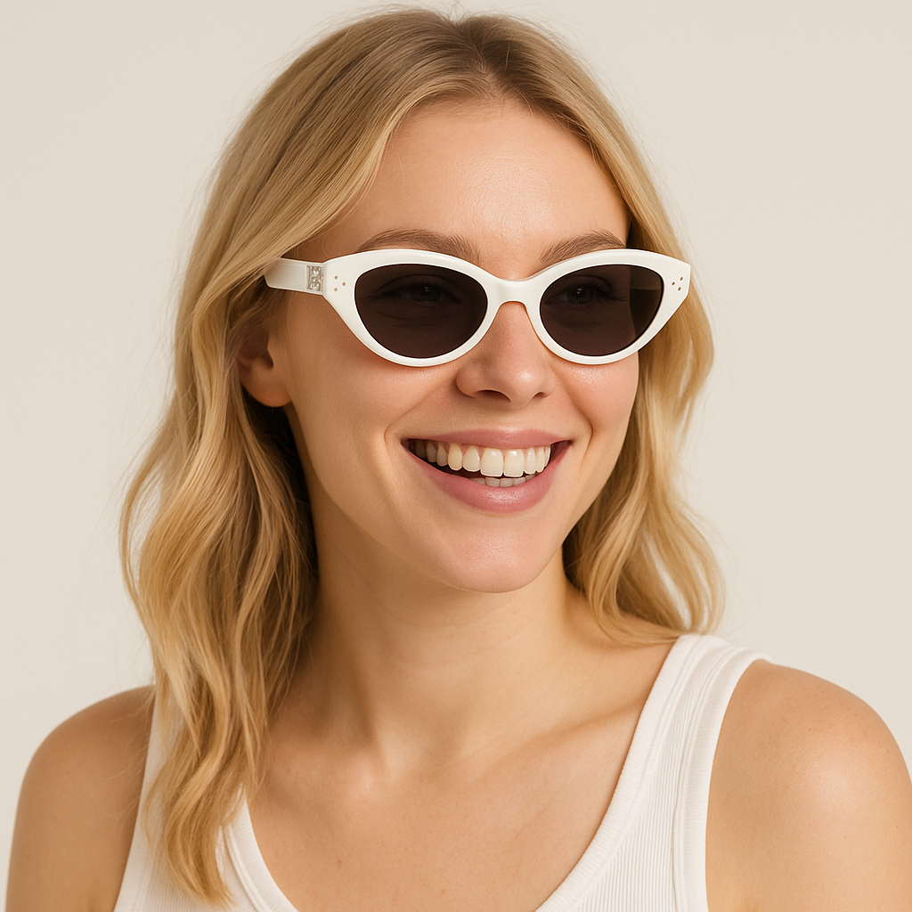 Anna-Kaci Women's Retro Jewelry Collection Fashionable Versatile Sunglasses UV400 Protection