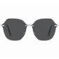 Anna-Kaci Women's Stylish Hexagonal Rimless Gradient Sunglasses for Fashion Looks