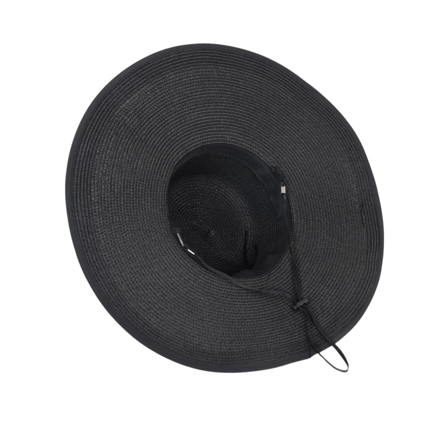 Anna-Kaci Wide Brim Straw Sun Hat with Braided Cord Detail Lightweight Packable Design for Beach Outdoor Protection