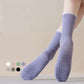 Anna-Kaci Womens Non-Slip Grip Crew Socks 3 Pair Pack Custom Color Combos Soft Ribbed Cotton with 3D Silicone Heel