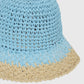 Anna-Kaci Women's Stylish Ombre Design Crochet Bucket Hat