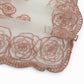 Anna-Kaci Women's Sheer Lace Neck Scarf with Embroidered Rose Floral Edging and Scalloped Trim Detail