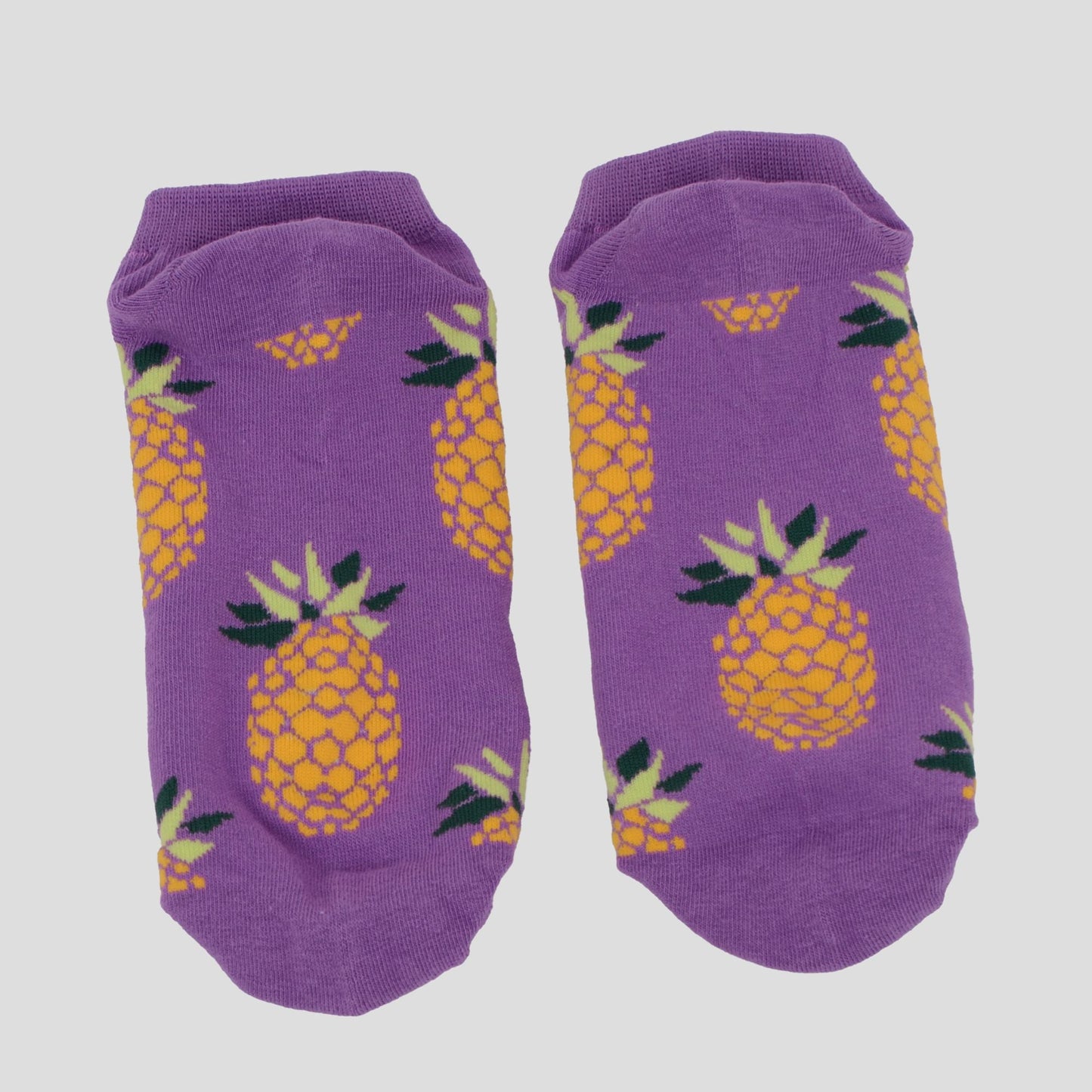 Anna-Kaci Women's  Fruit Print No Show Socks Breathable Cotton 6pk