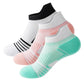 Anna-Kaci 3 Pairs Cushioned Sport Ankle Socks with Arch Support Breathable Stretch Mesh Knit Athletic Low-Cut Design