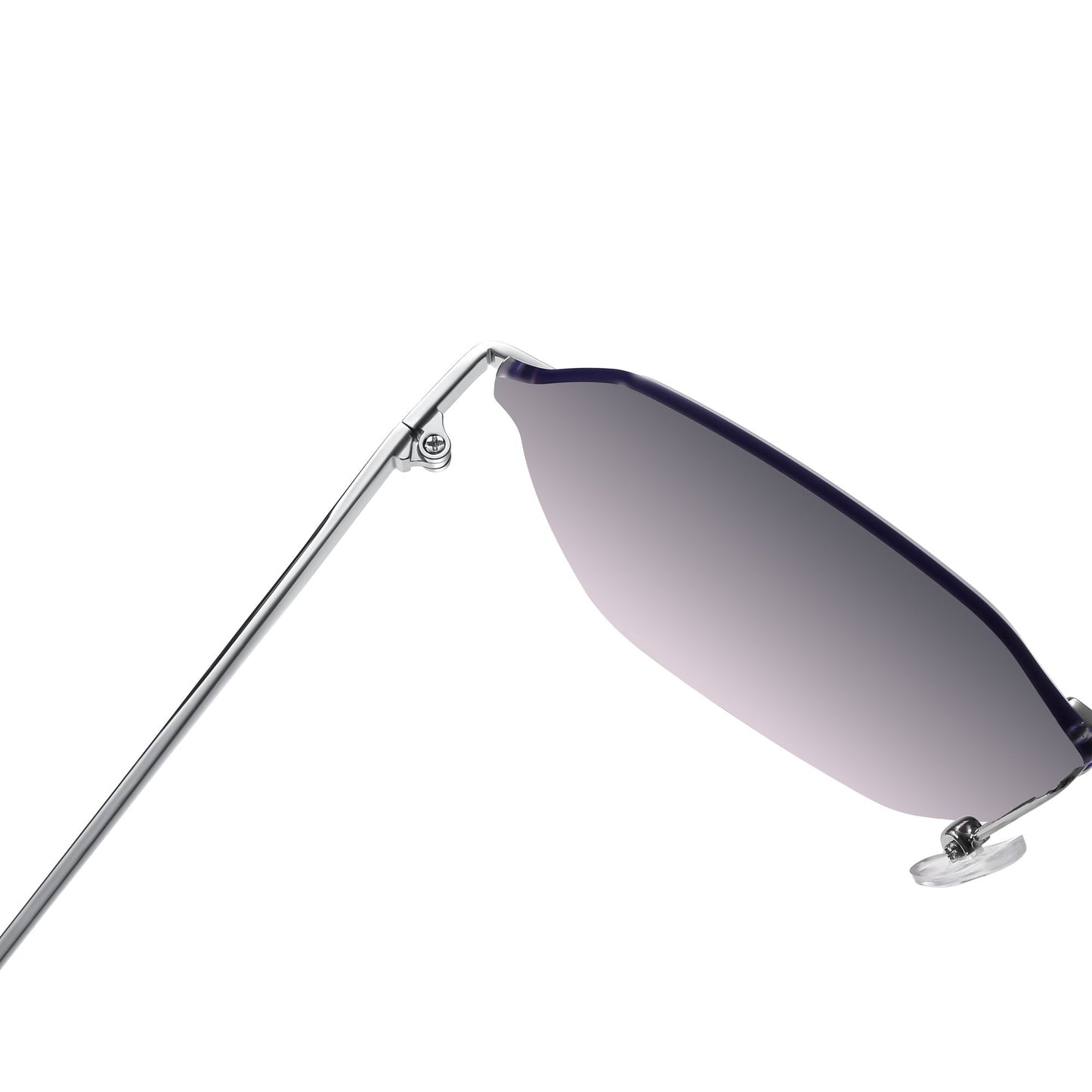 Anna-Kaci Women's Stylish Hexagonal Rimless Gradient Sunglasses for Fashion Looks