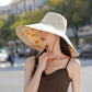 Anna-Kaci Women's Reversible Wide - Brim Sun Hat with Fruit Pattern Lining