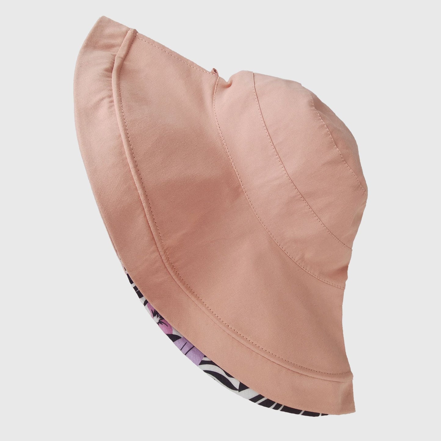 Anna-Kaci Women's 2-in-1 Double-Sided Bucket Hat with Floral & Solid Design