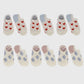 Anna-Kaci Women's Charming No Show Socks Seamless Toe Cotton 6Pk