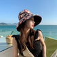 Anna-Kaci 2-in-1 Women's Floral & Solid Double-Sided Bucket Hat for Outdoor